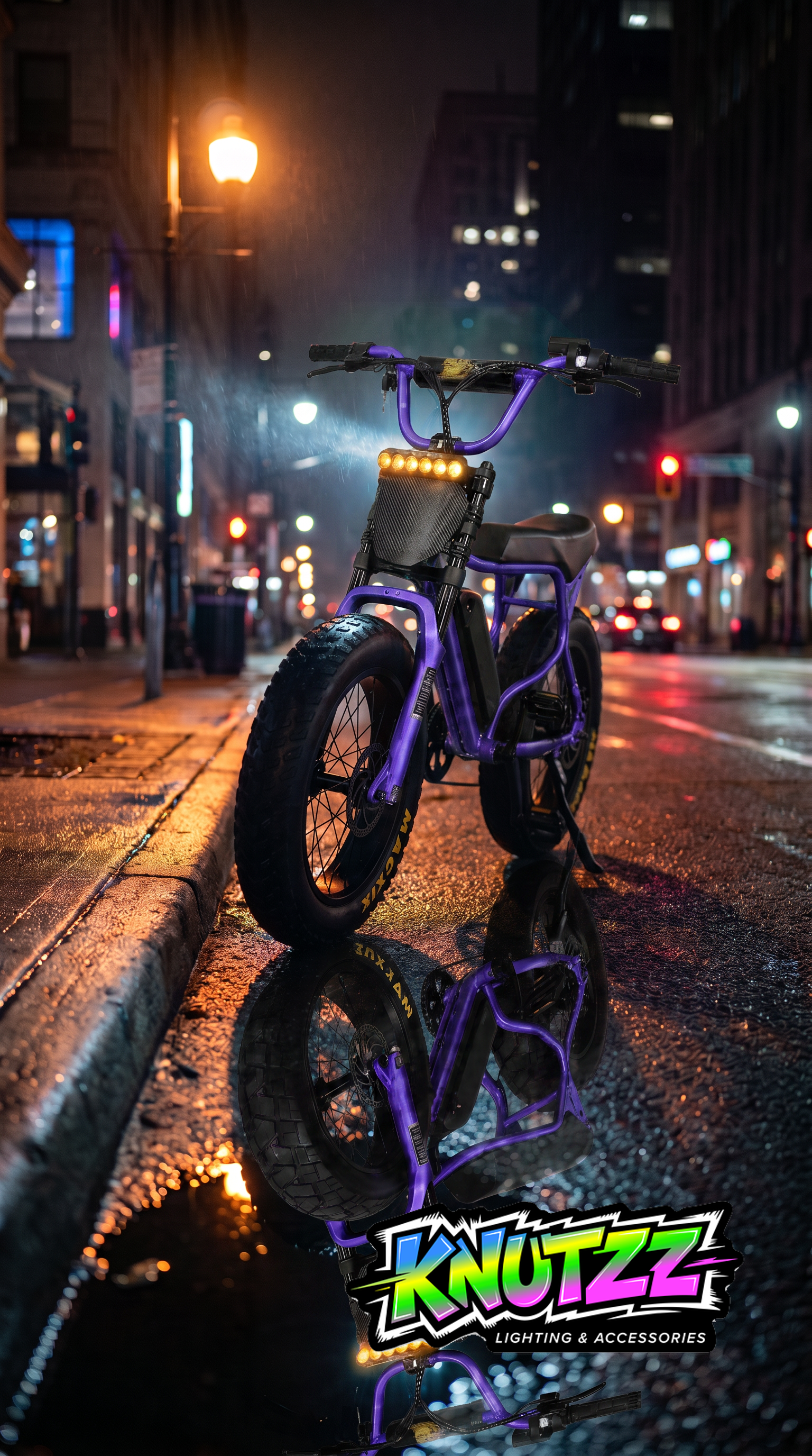 Macfox Lights That Fit, Plug In, and Stand Out Knutzz Ebike Lighting and Accessories