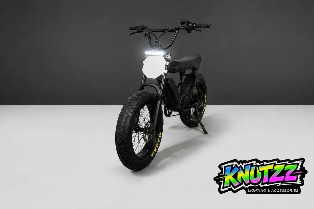 How to Add LED Bar to X1S Without Wiring Knutzz Ebike Lighting and Accessories
