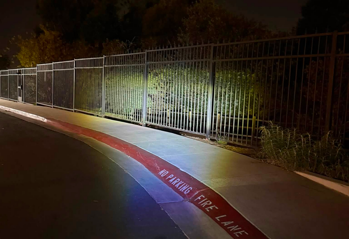 Bright white high beam illumination