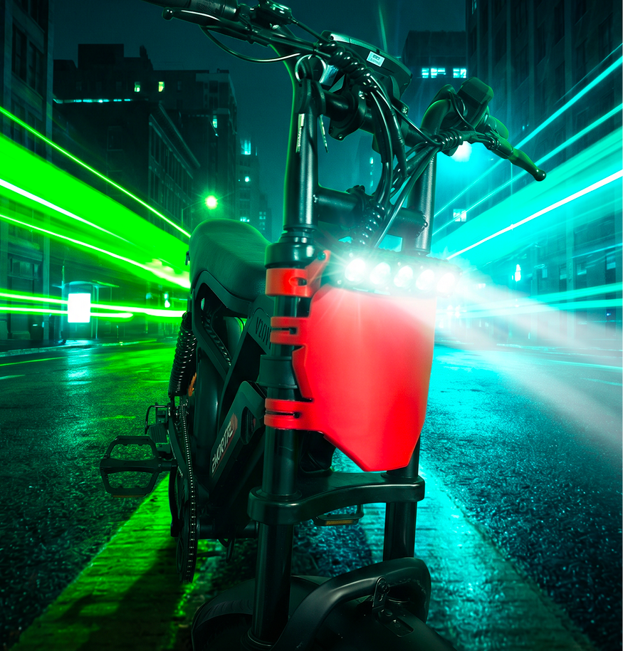 Custom Knutzz e-bike light