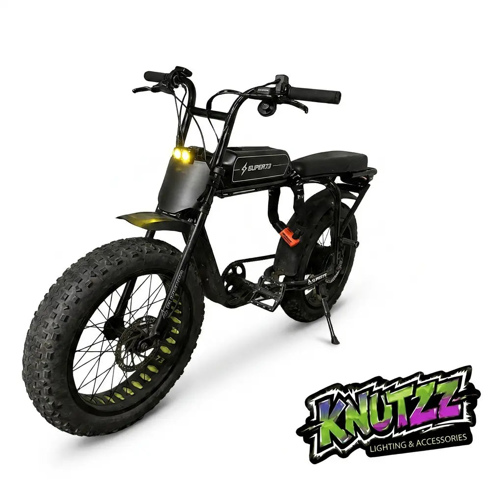 Super 73 Baja Ebike Headlight and Light Bar Knutzz Ebike Lighting and Accessories