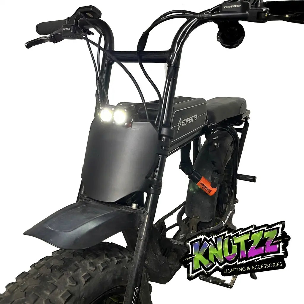 Super 73 Baja Ebike Headlight and Light Bar Knutzz Ebike Lighting and Accessories