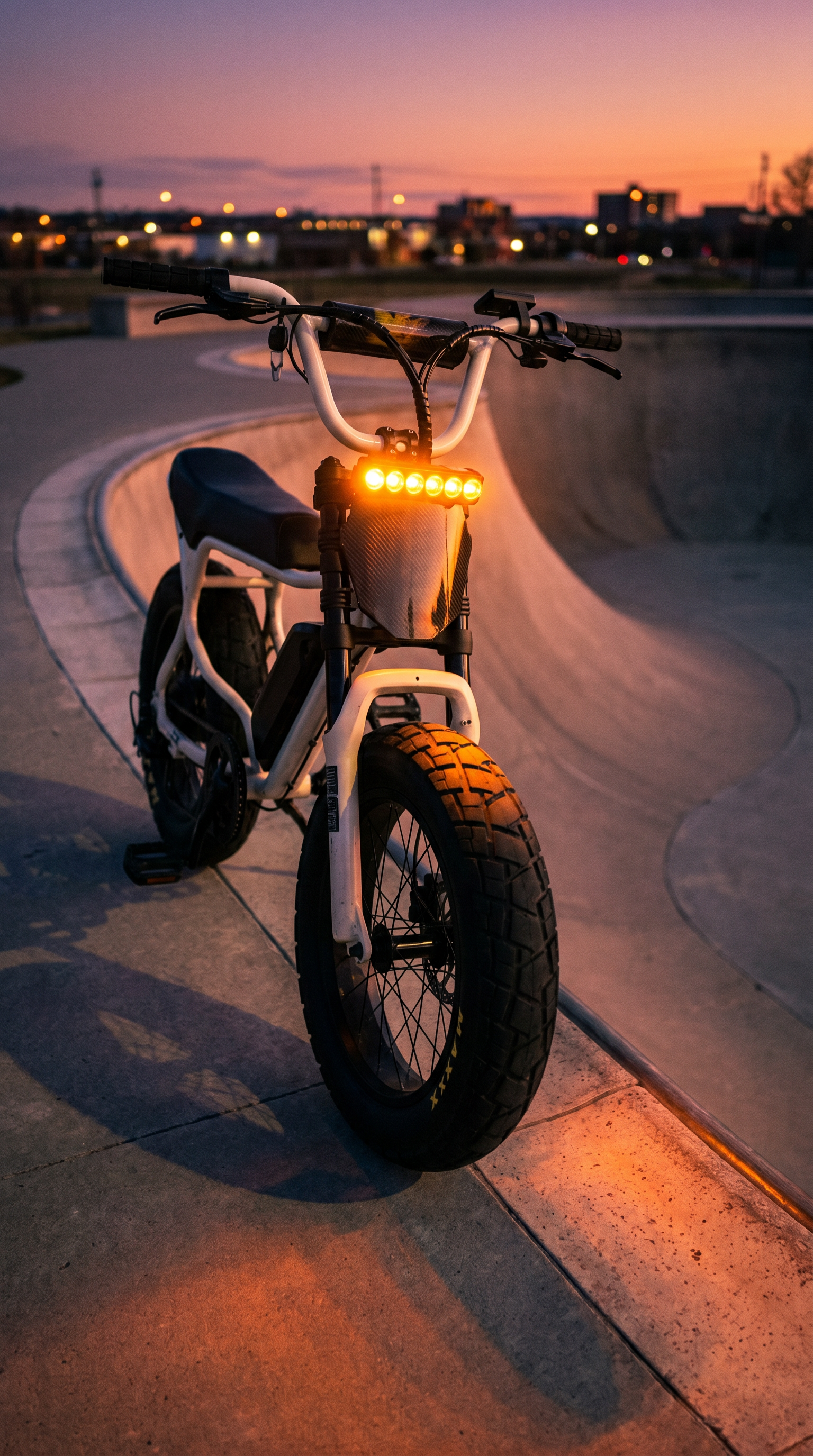 Macfox X7 / X7L Color-Changing LED Light Bar Kit Knutzz Ebike with number plate