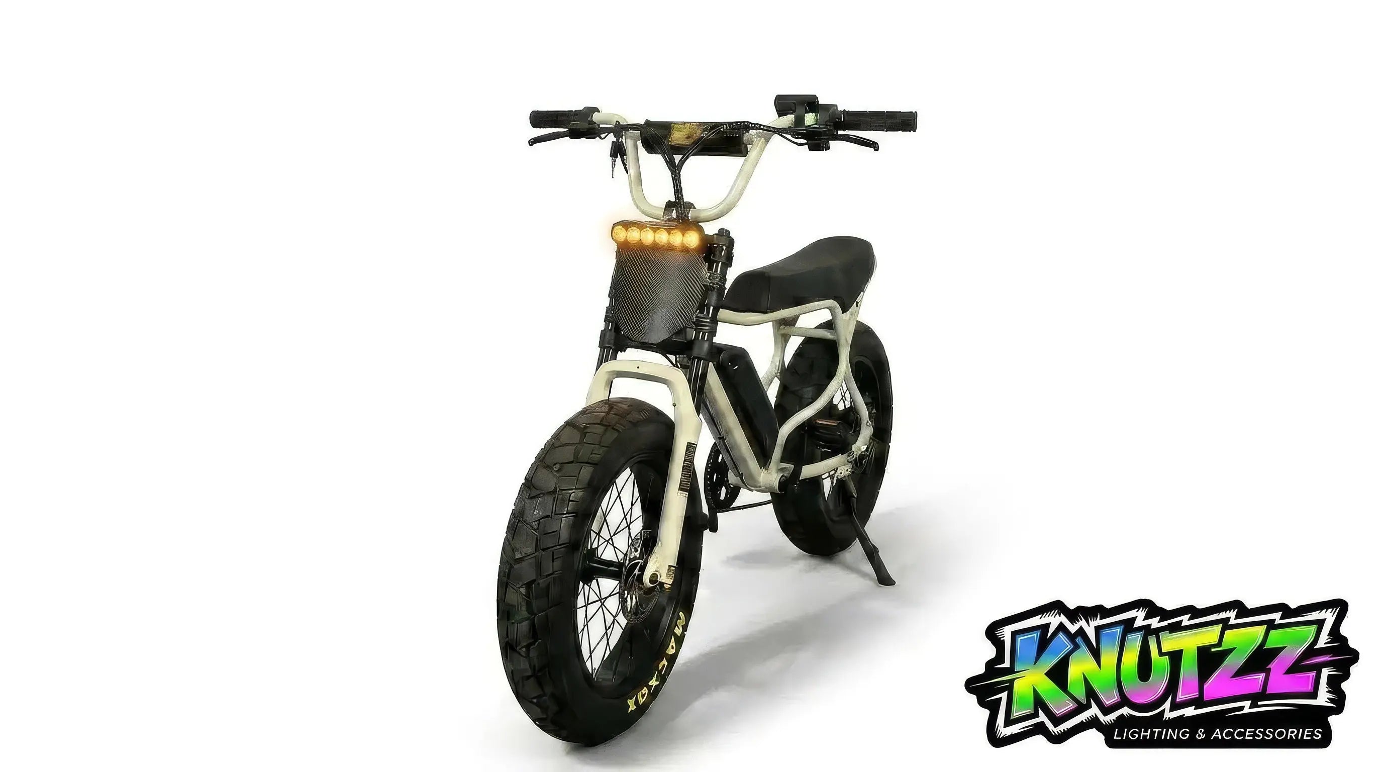 Macfox X7 X7L Led Light Kit Knutzz Ebike Lighting and Accessories Led Lightbar with number plate