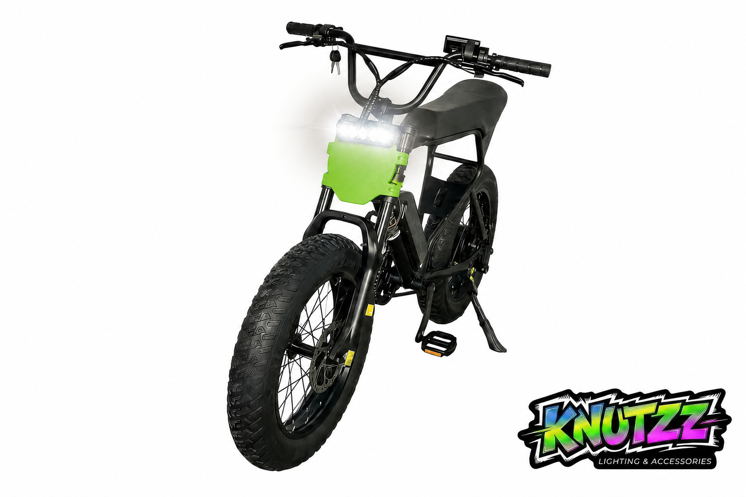 Macfox X1S & X2 LED Light Kit — Plug & Play Dual Beam Knutzz Ebike Lighting and Accessories