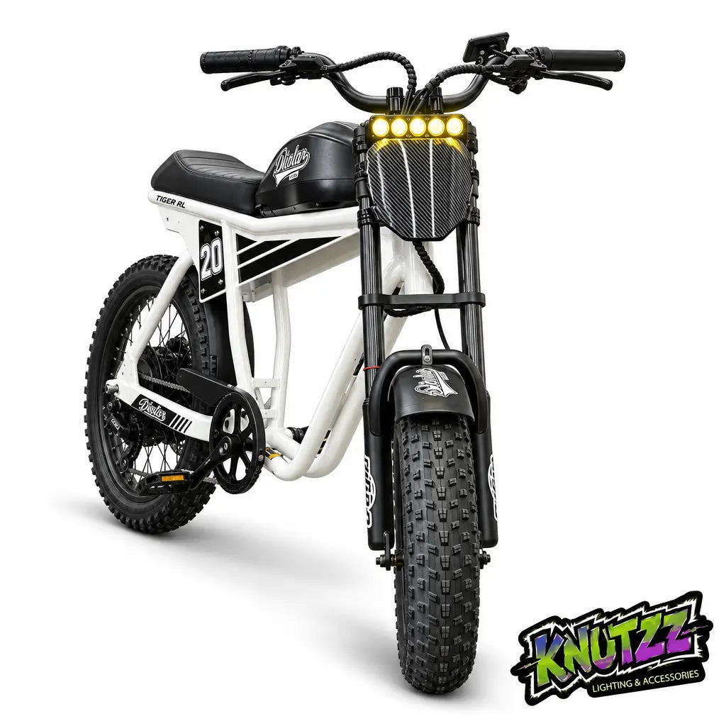 Knutzz Dual Beam E-Bike Light for Qiolor Tiger